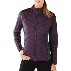 Smartwool Women's Double Corbet 120 Wool Blend Jacket in Bordeaux